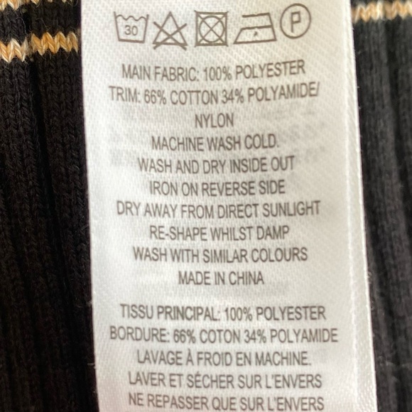 French Connection Speckled Cheetah Mock Neck Blouse, Size XS, NWOT - Picture 7 of 7